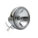 148403 PHARE-OPTIQUE MOTO AVOC TYPE GUZZI DIAM 200 mm CUVELAGE OPTIQUE LISSE Ø180mm LAMPE H4 60-55W + FEU DE POSITION CHROME COR