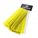 COUVRE RAYON VOCA SPOKES JAUNE FLUO (KIT AVANT + ARRIERE)