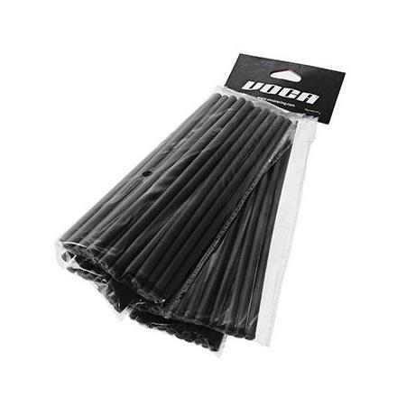 148631 COUVRE RAYON VOCA SPOKES NOIR (KIT AVANT + ARRIERE) xxx Info PROGRIP 