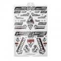 AUTOCOLLANT-STICKER VOCA RACING (PANCHE 45x35cm - 46 STICKERS)