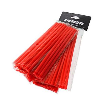 148633 COUVRE RAYON VOCA SPOKES ROUGE (KIT AVANT + ARRIERE) xxx Info PROGRIP 