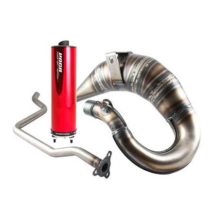 148558 POT 50 A BOITE VOCA CROSS ROOKIE POUR MBK 50 X-LIMIT-YAMAHA 50 DTR (PASSAGE HAUT - SIL ALU ROUGE) xxx Info PROGRIP 