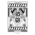 AUTOCOLLANT-STICKER VOCA RACE-SQUAD (PLANCHE 45x35cm - 28 STICKERS)