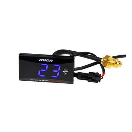 148591 THERMOMETRE DIGITAL VOCA RACING POUR LE CIRCUIT DE REFROIDISSEMENT LIQUIDE 0-120°C ECLAIRAGE LED BLEU xxx Info PROGRIP 