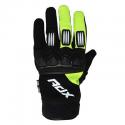 GANTS CROSS ADX TOWN NOIR-JAUNE FLUO T 6 (XXS) ENFANT (HOMOLOGUE EN 13594:2015)