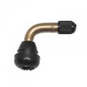 VALVE DE PNEU COUDE (HAUTEUR 25mm - LONGUEUR 30mm) (VENDU A L'UNITE) -P2R-