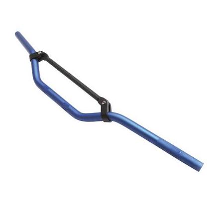 1182 GUIDON 50 A BOITE REPLAY CROSS ALU DIAM 22,2mm L810mm H105mm BLEU AVEC BARRE DE RENFORT xxx Info REPLAY 