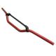 1183 GUIDON 50 A BOITE REPLAY CROSS ALU DIAM 22,2mm L810mm H105mm ROUGE AVEC BARRE DE RENFORT xxx Info REPLAY 