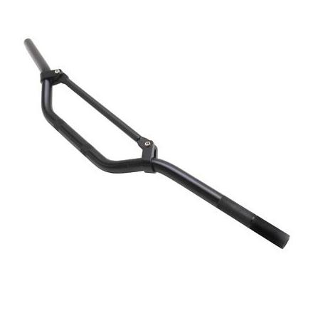 1185 GUIDON 50 A BOITE REPLAY CROSS ALU DIAM 22,2mm L810mm H105mm NOIR MAT AVEC BARRE DE RENFORT xxx Info REPLAY 