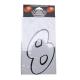 1306 AUTOCOLLANT-STICKER NUMERO 8 BLANC (H 13cm) (MERYT) xxx Info MERYT 