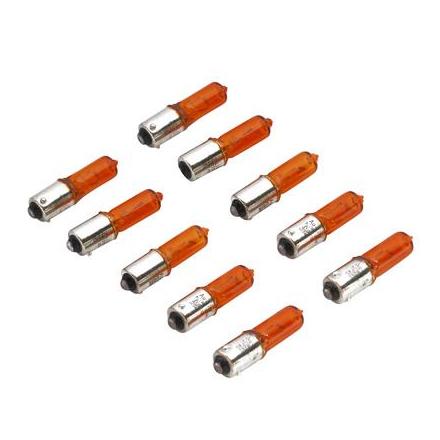 15167 AMPOULE-LAMPE 12V 21W NORME H21 CULOT BAY9S TEMOIN ERGOTS DECALES 120° ORANGE (CLIGNOTANT) (BOITE DE 10) -P2R- xxx Info P