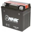 BATTERIE 12V 4 Ah NTX5L-BS NHK MF SANS ENTRETIEN LIVREE AVEC PACK ACIDE (Lg114xL71xH107mm) (QUALITE PREMIUM - EQUIVALENT YTX5L-