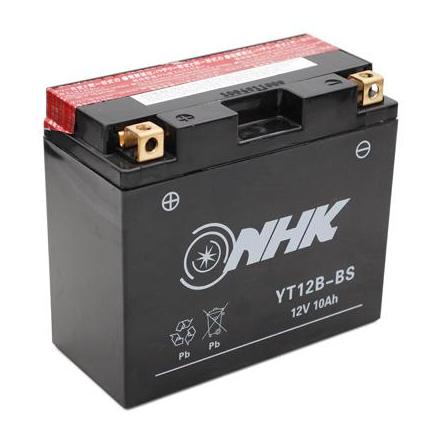 15630 BATTERIE 12V 10Ah YT12B-BS NHK SANS ENTRETIEN LIVREE AVEC PACK ACIDE (Lg151xL70xH130) (QUALITE PREMIUM) NHK BATTERIES