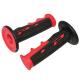 1731 REVETEMENT POIGNEE PROGRIP OFF ROAD 797 DOUBLE DENSITE BASE COLOR ROUGE-NOIR 115mm (PAIRE) (CROSS-MX) xxx Info PROGRIP 