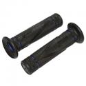 REVETEMENT POIGNEE PROGRIP ON ROAD 838 DOUBLE DENSITE CLOSED END BLEU-NOIR 122mm (PAIRE) (ROUTE)