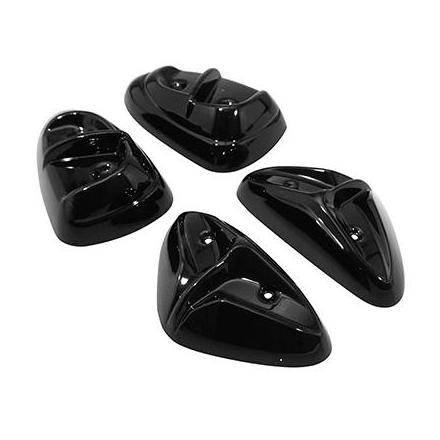 17617 CARENAGE-PAD SCOOT REPLAY POUR MBK 50 STUNT-YAMAHA 50 SLIDER NOIR BRILLANT (x4) xxx Info REPLAY 