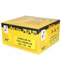 CHAMBRE A AIR 10'' 4.00 A 4.50-10 , 120-90-10 , 130-90-10 , 130-70-10 DELI VALVE COUDEE