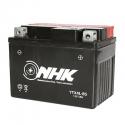 BATTERIE 12V 3 Ah NTX4L-BS NHK MF SANS ENTRETIEN LIVRE AVEC PACK ACIDE (Lg114xL71xH86mm) (QUALITE PREMIUM - EQUIVALENT YTX4L-BS