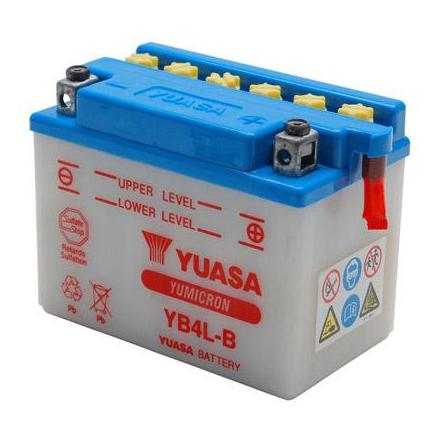 4114 BATTERIE 12V 4 Ah YB4L-B YUASA YUMICRON AVEC ENTRETIEN (Lg120xL70xH92) YUASA BATTERIES