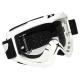 1645 LUNETTES-MASQUE CROSS PROGRIP 3301 NASWA BLANC ECRAN TRANSPARENT ANTI-RAYURES-ANTI-BUEE xxx Info PROGRIP 