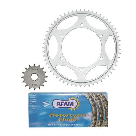 32057 KIT CHAINE ADAPTABLE YAMAHA 125 TDR 1992>2002 428 16x57 (DEMULTIPLICATION ORIGINE) -AFAM- xxx Info AFAM 