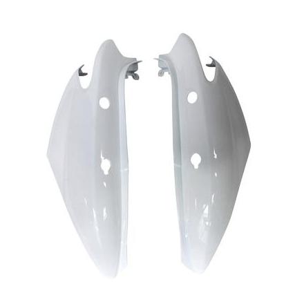 21297 CARENAGE-COQUE AR SCOOT ADAPTABLE MBK 50 OVETTO 2008>-YAMAHA 50 NEOS 2008> BLANC BRILLANT (PAIRE) xxx Info P2R (Motorisé) 