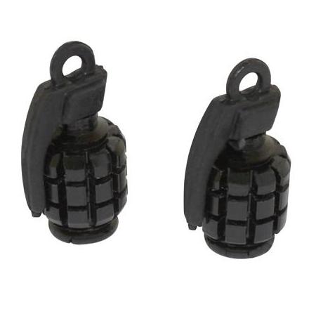 21361 BOUCHON DE VALVE REPLAY GRENADE NOIR (PAIRE) xxx Info REPLAY 