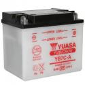 BATTERIE 12V 7 Ah YB7C-A YUASA YUMICRON AVEC ENTRETIEN (Lg130xL90xH114mm)