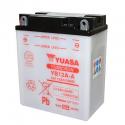 BATTERIE 12V 12 Ah YB12A-A YUASA YUMICRON AVEC ENTRETIEN (Lg134xL80xH160mm)