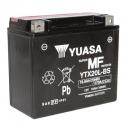 BATTERIE 12V 18 Ah YTX20L-BS YUASA MF SANS ENTRETIEN LIVREE AVEC PACK ACIDE (Lg175xL87xH155mm)