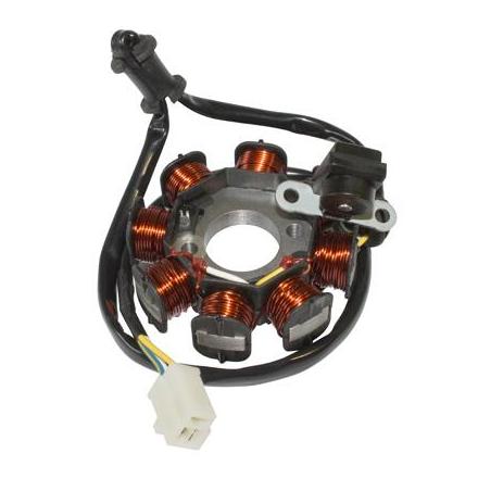 27615 STATOR ALLUMAGE SCOOT ADAPTABLE PEUGEOT 50 SPEEDFIGHT, VIVACITY 2T (8 POLES) -P2R- xxx Info P2R (Motorisé) 