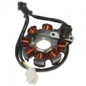 STATOR ALLUMAGE SCOOT ADAPTABLE PEUGEOT 50 SPEEDFIGHT, VIVACITY 2T (8 POLES) -P2R-