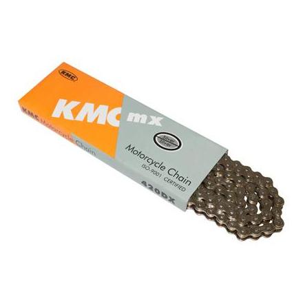 27844 CHAINE MOTO OFF ROAD 420 KMC 420DX RENFORCE 134 MAILLONS (50 cc A 125) xxx Info KMC 