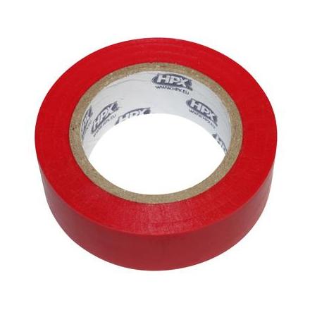 27866 RUBAN ADHESIF HPX ISOLANT XB1910 ROUGE 19mm x 10M (RESISTANCE DE -50°C à +80°C, 5000V) xxx Info HPX 