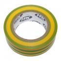 RUBAN ADHESIF HPX ISOLANT XB1910 JAUNE-VERT 19mm x 10M (RESISTANCE DE -50°C à +80°C, 5000V)