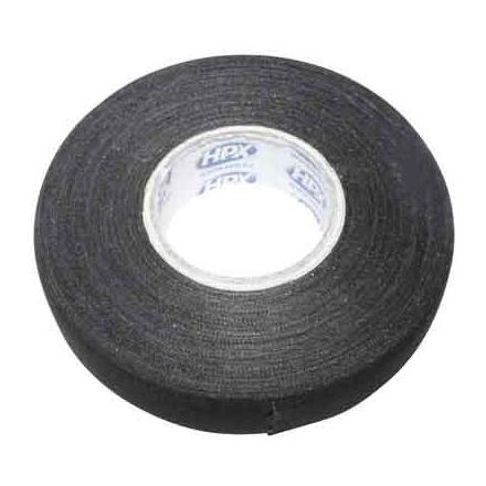 27869 RUBAN ADHESIF HPX ISOLANT TOILE LI1925 NOIR 19mm x 25M (RESISTANCE DE -30°C à +105°C, A L'HUILE) xxx Info HPX 