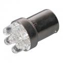 AMPOULE-LAMPE 12V A LEDS 10W CULOT BA15S ORANGE (CLIGNOTANT) (VENDU A L'UNITE) -REPLAY-