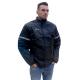 30084 VESTE DE PLUIE ADX ECO NOIR XL (DOUBLURE + BANDE REFLECHISSANTE + COL VELOURS + GOUTTIERE + SOUFFLET DORSALE POUR EVITER 