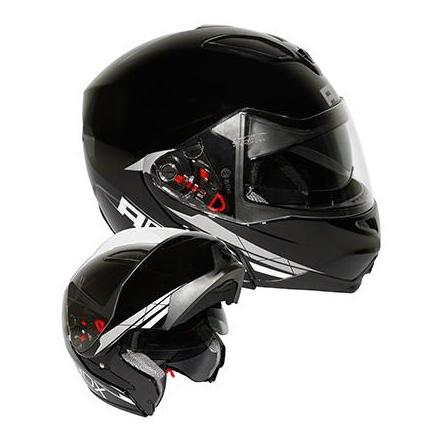 30401 CASQUE INTEGRAL MODULABLE ADX M2 DOUBLE ECRAN DECO NOIR BRILLANT XS xxx Info ADX 