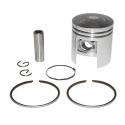 PISTON SCOOT ADAPTABLE SUZUKI 50 KATANA AIR, ADRESS-MORINI (DIAM 41mm - AXE DE 10 - 2 SEGMENTS 1,5mm) -P2R QUALITE PREMIUM-