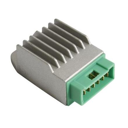 30505 REGULATEUR DE TENSION 50 A BOITE ADAPTABLE DERBI 50 SENDA 1994>2005, GPR 1997>2005 (CONNECTEUR VERT - 6 FICHES) (OE 00H010