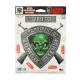 161019 AUTOCOLLANT-STICKER LETHAL THREAT ZOMBIE DEFENSE VERT (15x20cm) (LT88095) xxx Info LETHAL THREAT 