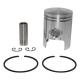 21381 PISTON SCOOT OLYMPIA POUR PIAGGIO 50 ZIP 2T, TYPHOON, NRG-GILERA 50 STALKER, RUNNER, DNA (DIAM 40) xxx Info OLYMPIA 