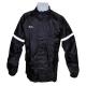 30084 VESTE DE PLUIE ADX ECO NOIR XL (DOUBLURE + BANDE REFLECHISSANTE + COL VELOURS + GOUTTIERE + SOUFFLET DORSALE POUR EVITER 