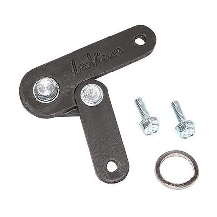 138839 PATTE DE POT SCOOT LEOVINCE TOURING POUR MBK 50 BOOSTER, STUNT-YAMAHA 50 BWS, SLIDER xxx Info LEOVINCE 