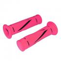 REVETEMENT POIGNEE REPLAY ON ROAD RUN FLUO ROSE 120mm - CLOSED END (PAIRE)