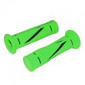 REVETEMENT POIGNEE REPLAY ON ROAD RUN FLUO VERT 120mm - CLOSED END (PAIRE)