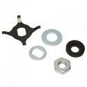 ETOILE-RESSORT + ENTETOISE + RONDELLE + ECROU EMBRAYAGE CYCLO DAPTABLE PEUGEOT 103 MVL, SP, VOGUE (KIT) -P2R-