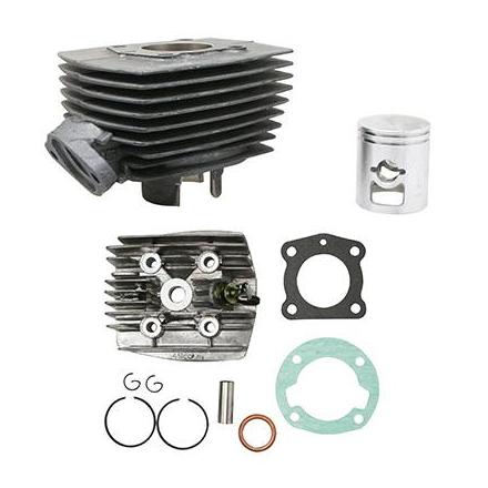 138917 HAUT MOTEUR CYCLO ADAPTABLE PEUGEOT 103 MVL-SP, SPX-RCX, VOGUE AIR -ALU NIKASIL P2R, FIXATION UNIQUEMENT A BRIDE- (LIV