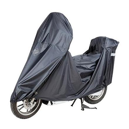 137778 HOUSSE DE PROTECTION SCOOT TUCANO LGHT BLEU PETIT SCOOTER AVEC PARE-BRISE ET TOP CASE 160x100x155cm (2180) xxx Info TUCAN